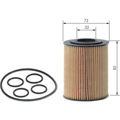 BOSCH F 026 407 073 Ölfilter