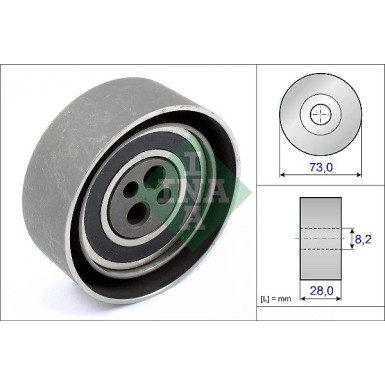 INA Spannrolle, Zahnriemen 531 0103 20