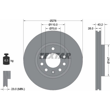 Bremsscheibe 92156400
