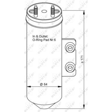NRF Trockner, Klimaanlage EASY FIT 33198