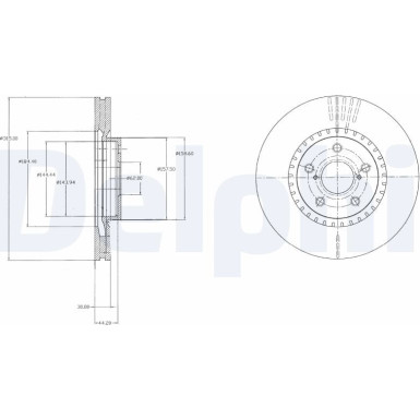Bremsscheibe BG9074 Bremsscheibe BG9074