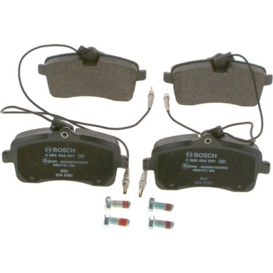 BOSCH Bremsbelagsatz, Scheibenbremse 0 986 494 097 BOSCH Bremsbelagsatz, Scheibenbremse 0 986 494 097
