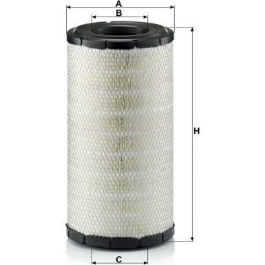 MANN-FILTER C 21 584 Sekundärluftfilter MANN-FILTER C 21 584 Sekundärluftfilter