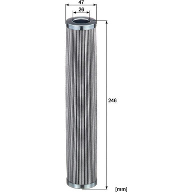 Filter, Arbeitshydraulik HD 518