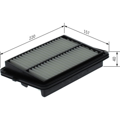 Luftfilter F 026 400 649 Luftfilter F 026 400 649