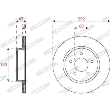 Bremsscheibe DDF2786C Bremsscheibe DDF2786C
