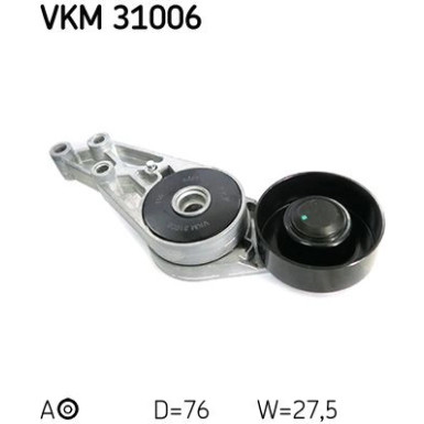 SKF Spannrolle, Keilrippenriemen VKM 31006
