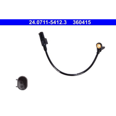 ATE Sensor, Raddrehzahl 24.0711-5412.3