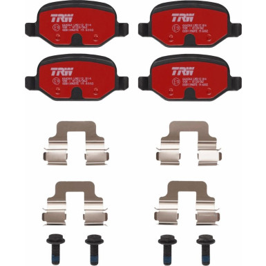 TRW Bremsbelagsatz, Scheibenbremse DTEC COTEC GDB1396DTE