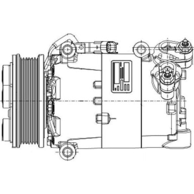 Kompressor, Klimaanlage ACP 1360 000P Kompressor, Klimaanlage ACP 1360 000P