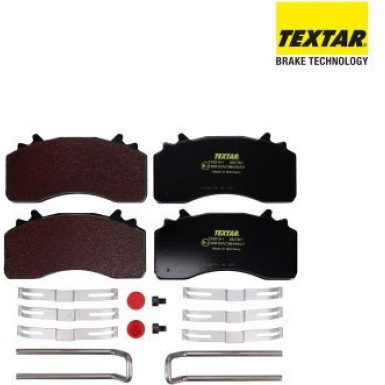 Textar Bremsbelagsatz, Scheibenbremse 2927901