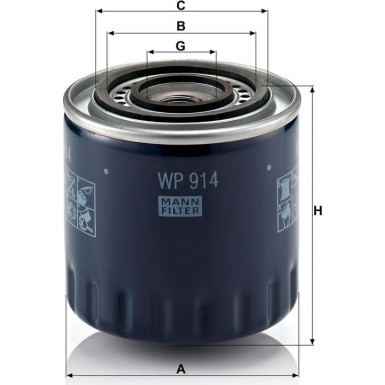 Ölfilter WP 914 Ölfilter WP 914
