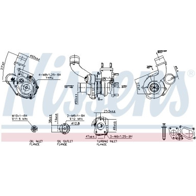 Nissens Turbolader 93238