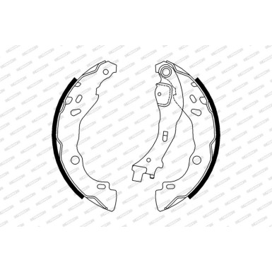 Bremsbackensatz FSB657 Bremsbackensatz FSB657