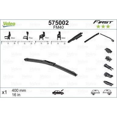Valeo Wischblatt Scheibenwischer FIRST MULTICONNECTION 575002