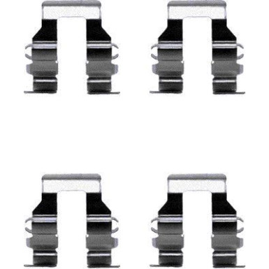 Hella Zubehörsatz, Scheibenbremsbelag 8DZ 355 205-001