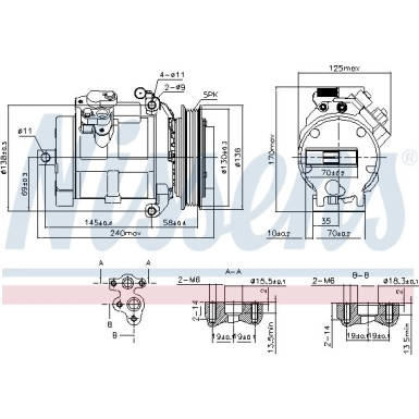 Kompressor, Klimaanlage 890049 Kompressor, Klimaanlage 890049