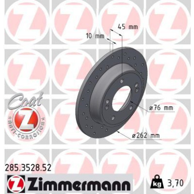 Bremsscheibe 285.3528.52