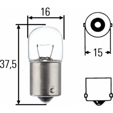 Glühlampe, Park-/Positionsleuchte 8GA 002 071-353 Glühlampe, Park-/Positionsleuchte 8GA 002 071-353