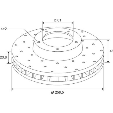 Bremsscheibe 886208