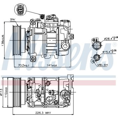 Kompressor, Klimaanlage 89237 Kompressor, Klimaanlage 89237