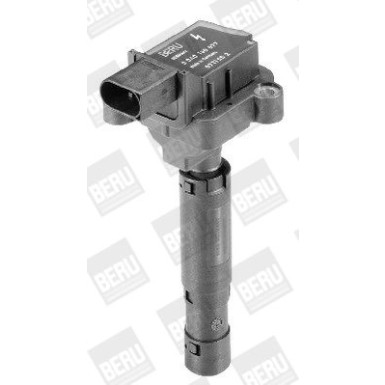 BERU ZS077 Zündspule 3-polig, 12V inkl. Zündkerzenstecker