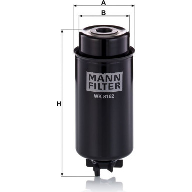 Mann-Filter Kraftstofffilter WK 8162 Mann-Filter Kraftstofffilter WK 8162