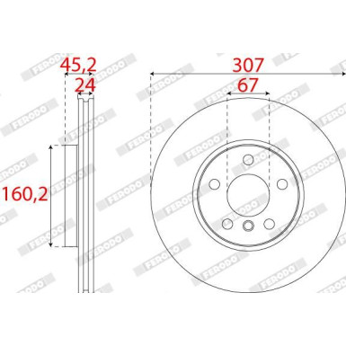 Bremsscheibe DDF2637C Bremsscheibe DDF2637C