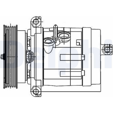 Kompressor, Klimaanlage TSP0155984 Kompressor, Klimaanlage TSP0155984