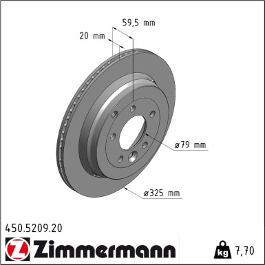 Bremsscheibe 450.5209.20 Bremsscheibe 450.5209.20