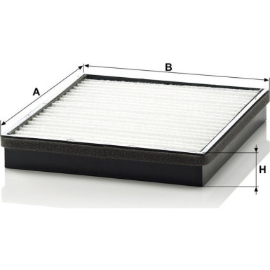 MANN-FILTER CU 2520 Innenraumfilter, Partikelfilter