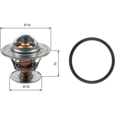 Thermostat, Kühlmittel TH13684G1 Thermostat, Kühlmittel TH13684G1