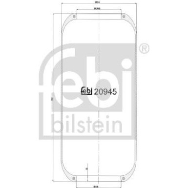 FEBI BILSTEIN 20945 Federbalg, Luftfederung