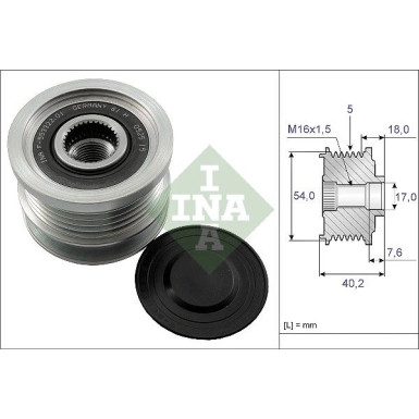 INA Generatorfreilauf 535 0143 10