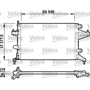Kühler, Motorkühlung 732825 Kühler, Motorkühlung 732825