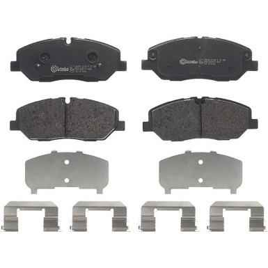 Brembo Bremsbelagsatz, Scheibenbremse PRIME LINE P 30 084