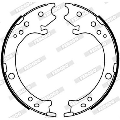 Ferodo Bremsbackensatz, Feststellbremse PREMIER FSB4043 Ferodo Bremsbackensatz, Feststellbremse PREMIER FSB4043