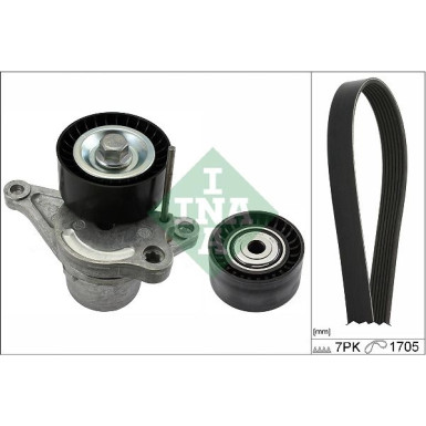 INA Keilrippenriemensatz 529 0423 10