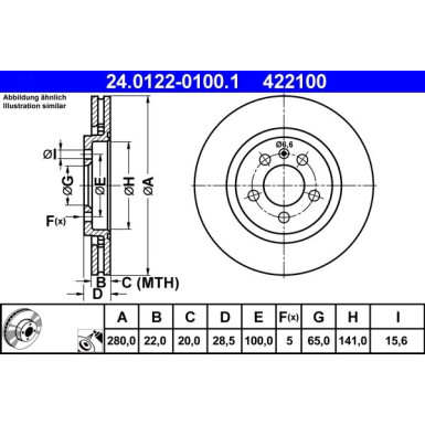Bremsscheibe 24.0122-0100.1