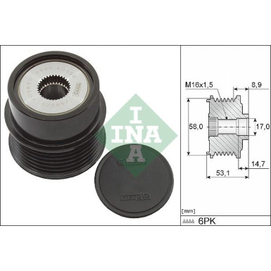 INA Generatorfreilauf 535 0326 10
