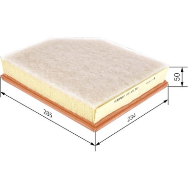 BOSCH F 026 400 567 Luftfilter BOSCH F 026 400 567 Luftfilter