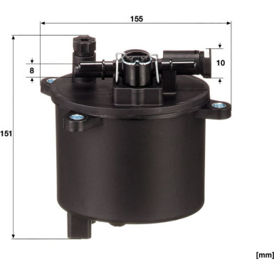 Kraftstofffilter WK 12 001/1 Kraftstofffilter WK 12 001/1