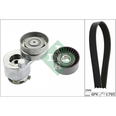 INA Keilrippenriemensatz 529 0124 10