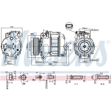 Kompressor, Klimaanlage 890037 Kompressor, Klimaanlage 890037