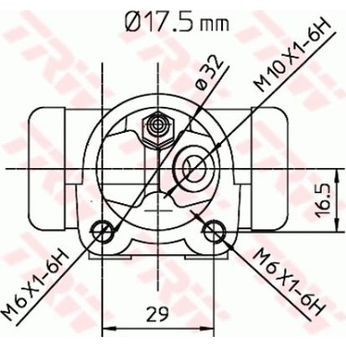 TRW Radbremszylinder BWC248 TRW Radbremszylinder BWC248