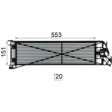 Mahle Ölkühler, Automatikgetriebe BEHR Premium Line CLC 306 000P