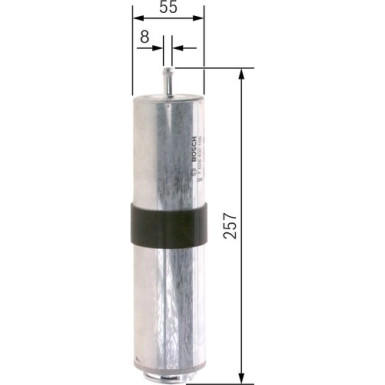 BOSCH Kraftstofffilter F 026 402 106