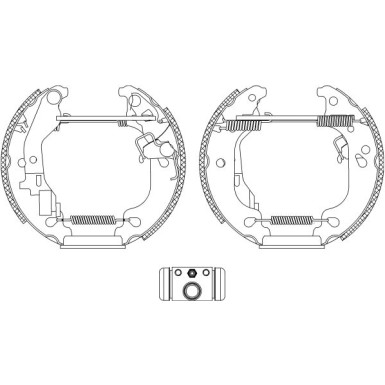 Bremsbackensatz 84054300 Bremsbackensatz 84054300
