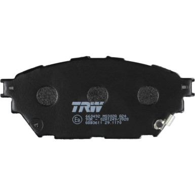 TRW Bremsbelagsatz, Scheibenbremse GDB3611