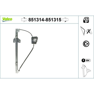 Valeo Fensterheber 851314